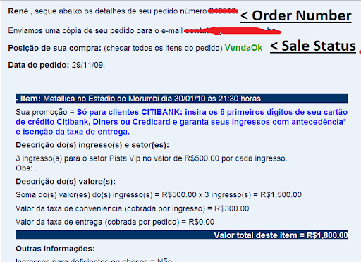 Guns N' Roses en Brasil [Entradas en Venta] (No oficial) Print