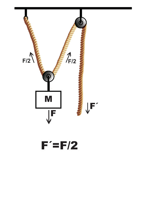un par de ejemplos de poleas y sus desmultiplicaciones. POLEA%20MOVIL%201%202
