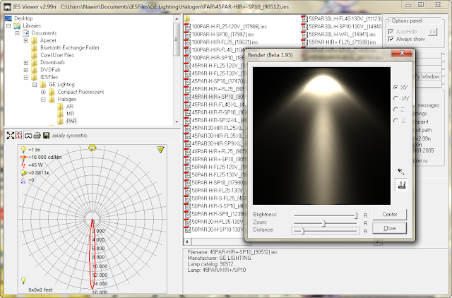 IES Viewer v2.99v โปรแกรมสำหรับเปิดดูไฟล์นามสกุล .ies [Reupload] Iesview