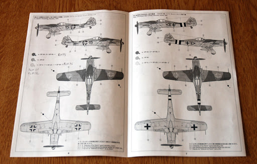 [Concours pinceaux] Focke Wulf 190D-9 [tamiya] 1/72 NOTICE1