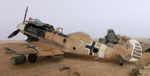 [MC0 - Tout Ouvert] Messerschmitt Bf109F/trop [amodel] 1/72 - Page 4 FINI10