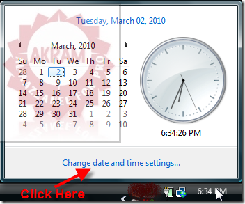 تعلم كيفية إضافة ساعات إضافية في vista و win7 Clock