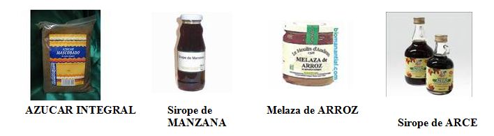 Azucar, Aspartamo y Edulcorantes; Venenos que matan  Azucar%20integral%20sirope%20de%20manzana%20melaza%20de%20arroz%20sirope%20de%20arce