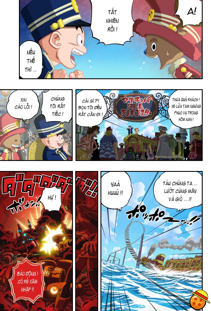 [Màu] Cross Epoch (Dragonball + OnePiece) 04