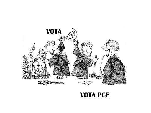 Valoración del PCE de los resultados electorales Monjes