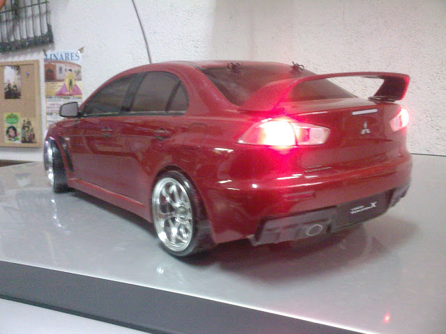 Mitsubishi Lancer EVO X de Tamiya Drift SP_A1338