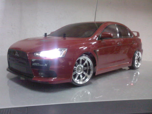 Mitsubishi Lancer EVO X de Tamiya Drift SP_A1337