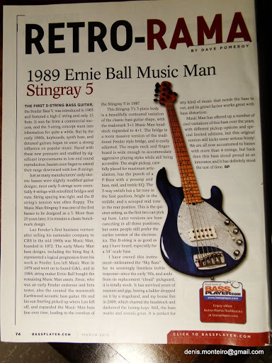 Music Man Stingray 5 Inicial, " O Azulão" :-) DSC08906