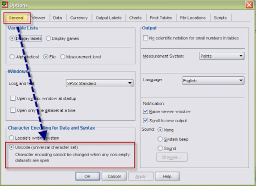 Sử dụng tiếng Việt cho SPSS 3