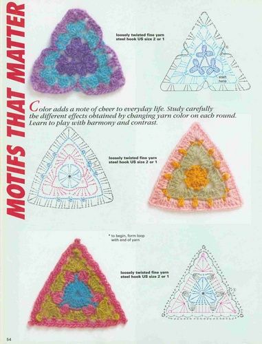 sتابعوني مجلد متجدد ان شاء الله من الكروشيه Trianguloscroche