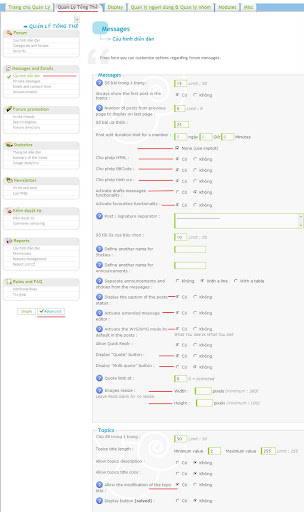 5. Các Thông Số Cơ Bản Của Diễn Đàn QuanLyTongThe_MessagesAndEmails_CauHinhDienDan