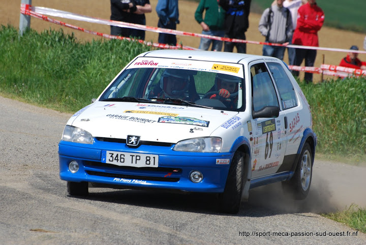 Romain FAVREAU / Damien AUGUSTIN - 106 S16 A6 Rallye%20du%20Frontonnais%202010%20364