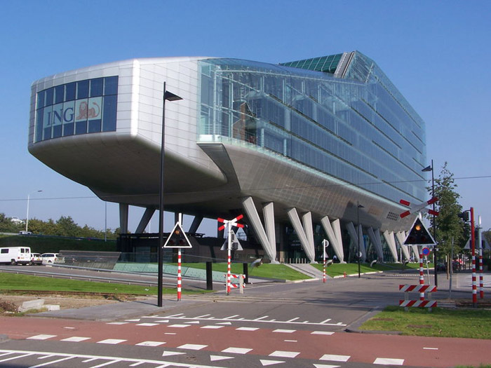 من أروع مبانى العمارة الحديثة  ING-headquarters-1