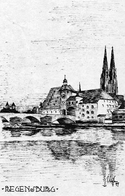 Portofoliu grafica Donau%20am%20Regensburg