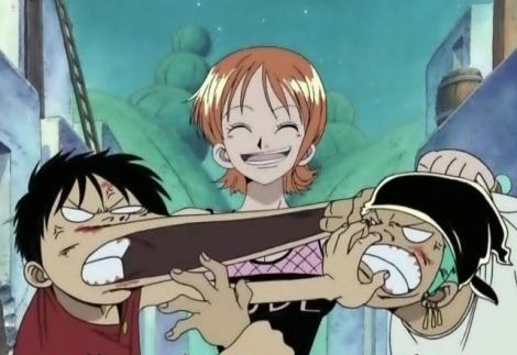 Nami la sex simbol única y preferida. Nami-ruffy-zoro