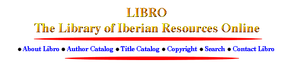 LIBRO; The Library of Iberian Christian Resources Online Librobar