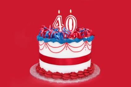 Cuenta hasta 1000 con fotos. - Página 2 40th-birthday-cake-with-candles