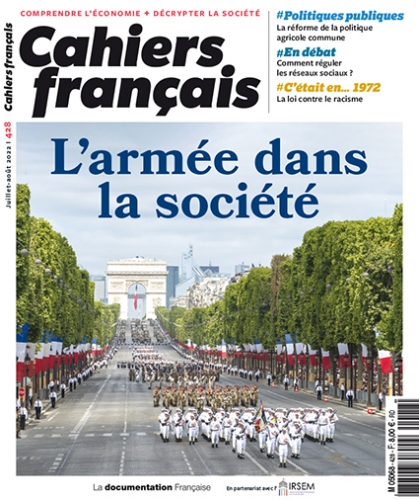 L'armée dans la société, c'est dans le dernier numéro des Cahiers français 4247208607