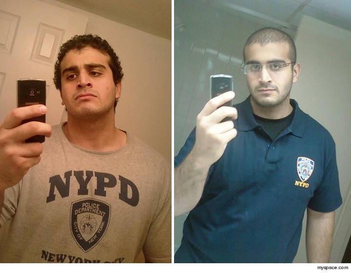 Fifty people  murdered in islamic terrorist attack on gay Orlando nightclub 0612-omar-mateen-nypd-shirts-myspace-4