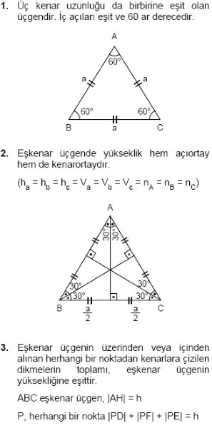 Geometri formülleri 10