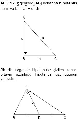 Geometri formülleri 6