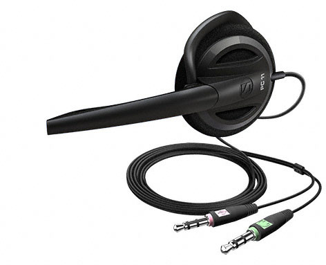 TQ-Tai Nghe Sennheiser Thiết kế cho đàm thoại VoPI,nghe nhạc,Chat,dùng cho Laptop,PC  SennheiserPC11