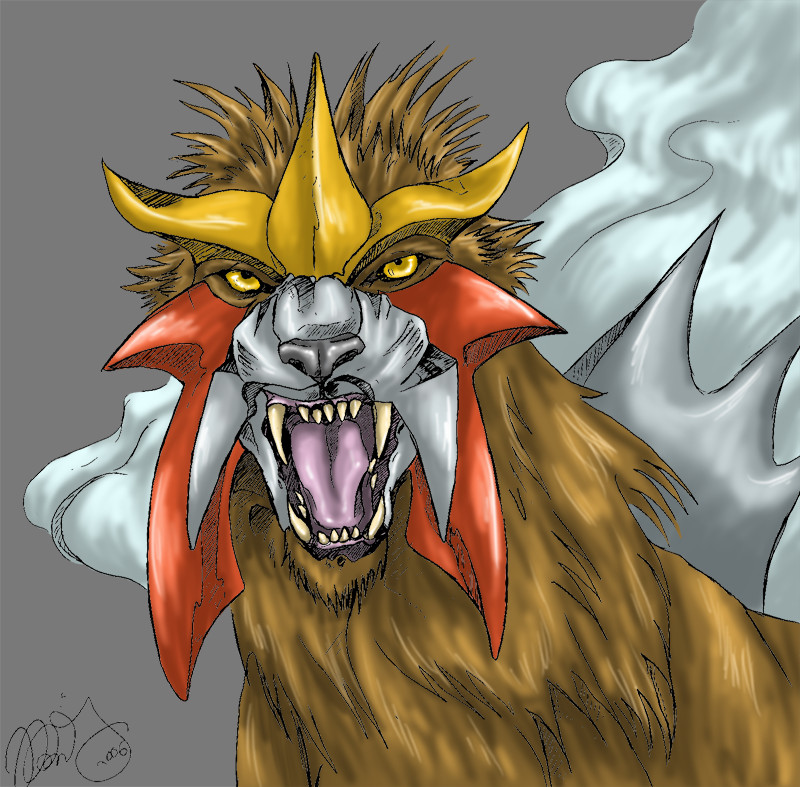 cual es tu pokemon favorito? - Página 2 Entei__coloured__by_silverbirch