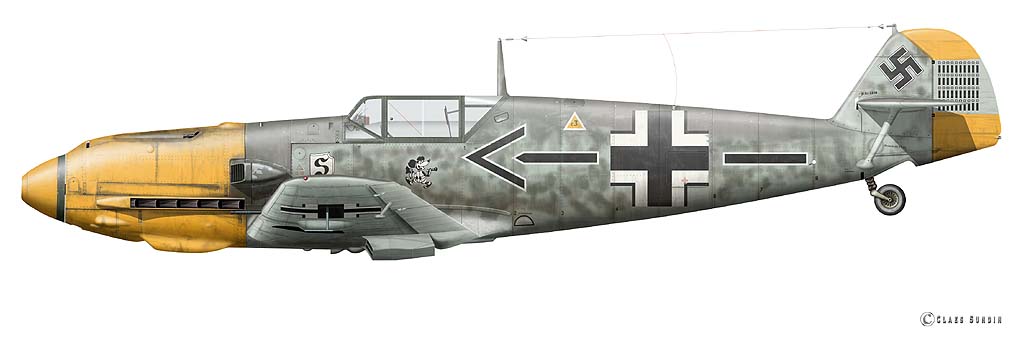 Messerschmitt Bf 109E-4 au 1/48 Galland