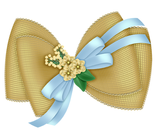 Scraps Variados..... - Página 53 Beautiful_Transparent_Yellow_Bow_with_Flowers_Clipart