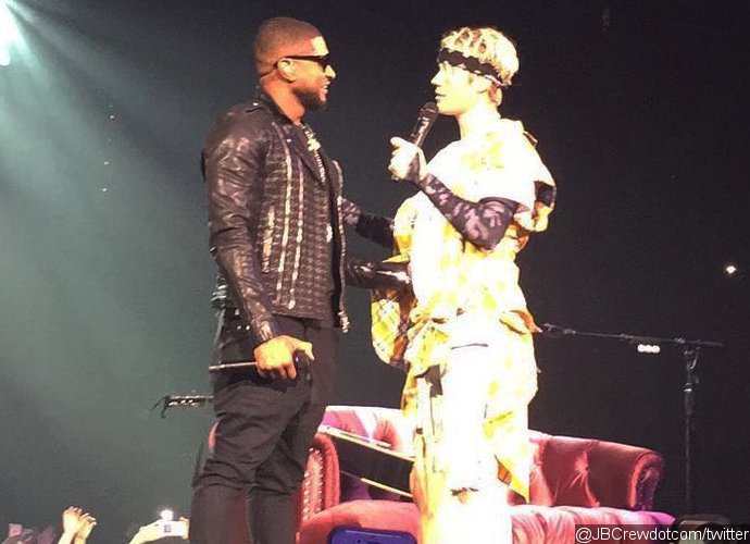 ¿Cuánto mide Usher Raymond? - Altura - Real height Justin-bieber-joined-by-usher-and-akon-at-second-atlanta-show