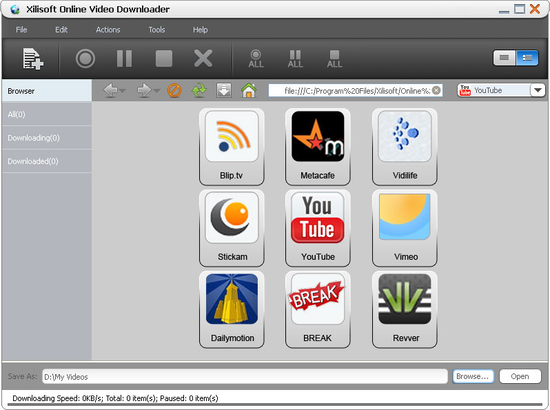 حمل الفيديو اونلاين من الانترنت مع برنامج Xilisoft Online Video Downloader v3 : تحميل مباشر X-online-video-downloader