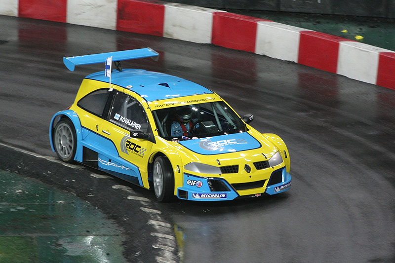 Race of Champions - KOVALAINEN sur Mégane RS MeganeRSa