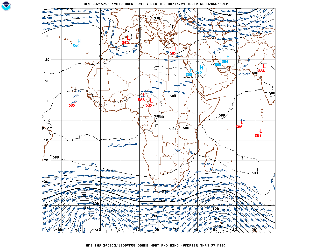 توقعات الضغط والرياح في مختلف الطبقات  Gfs_africa_006_500_wnd_ht