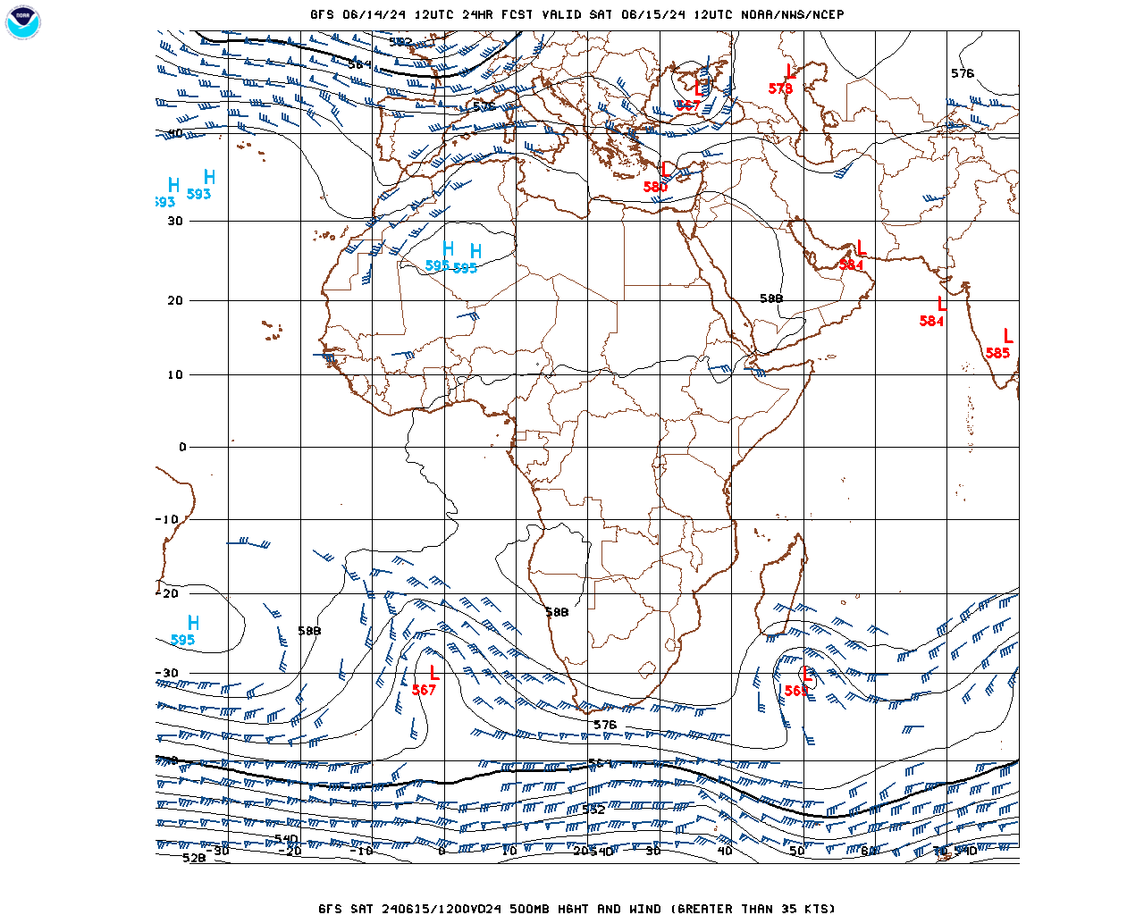 توقعات الضغط والرياح في مختلف الطبقات  Gfs_africa_024_500_wnd_ht