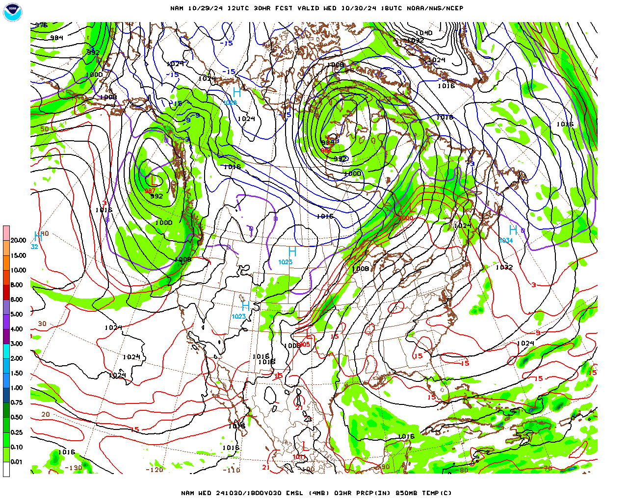 Update #4: Final Call Snow Map - Page 39 Nam_namer_030_850_temp_mslp_precip