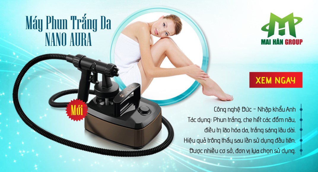 Máy phun trắng Aura Banner