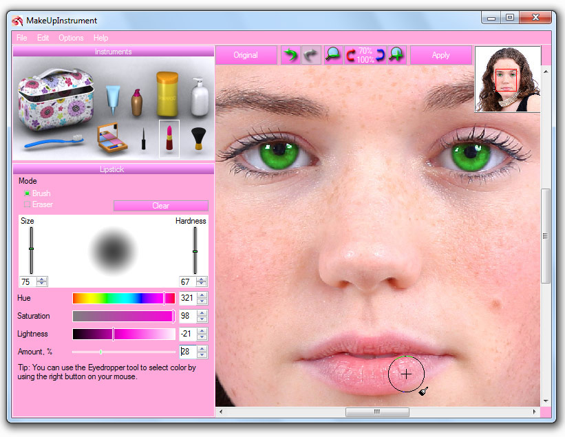 MakeUp Instrument _v 4.3_Portabl لعمل المكياج ومعالجة عيوب البشرة Makeup_screenshot45