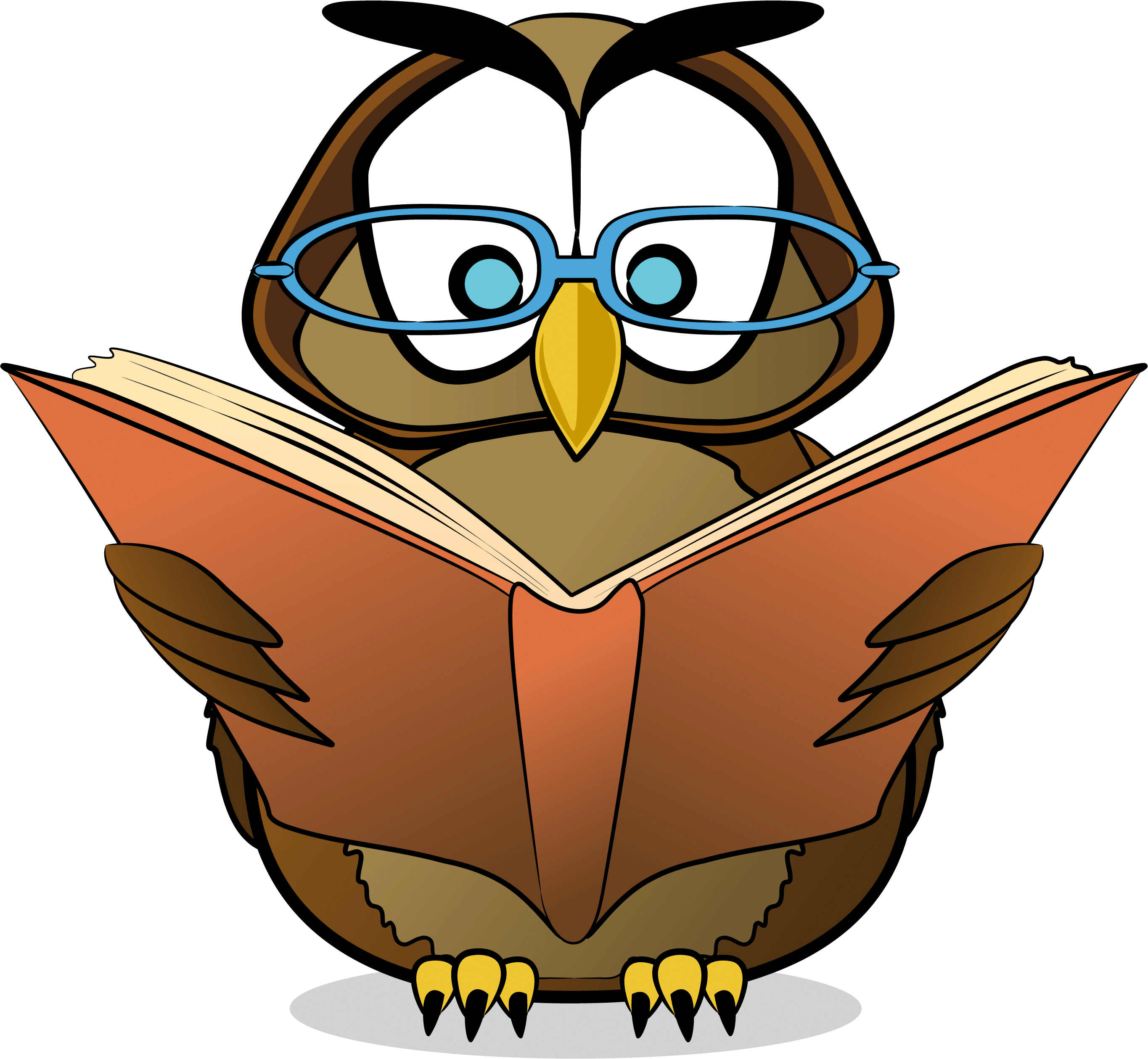 Dessins à colorier + images Reading-owl