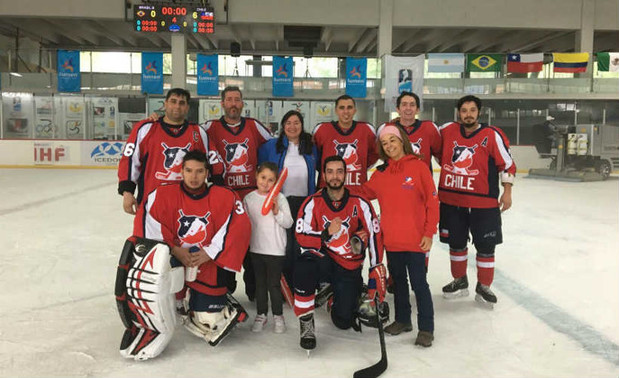 Bloque Rojo  Chile-Brasil-Panam-Hockey-Hielo