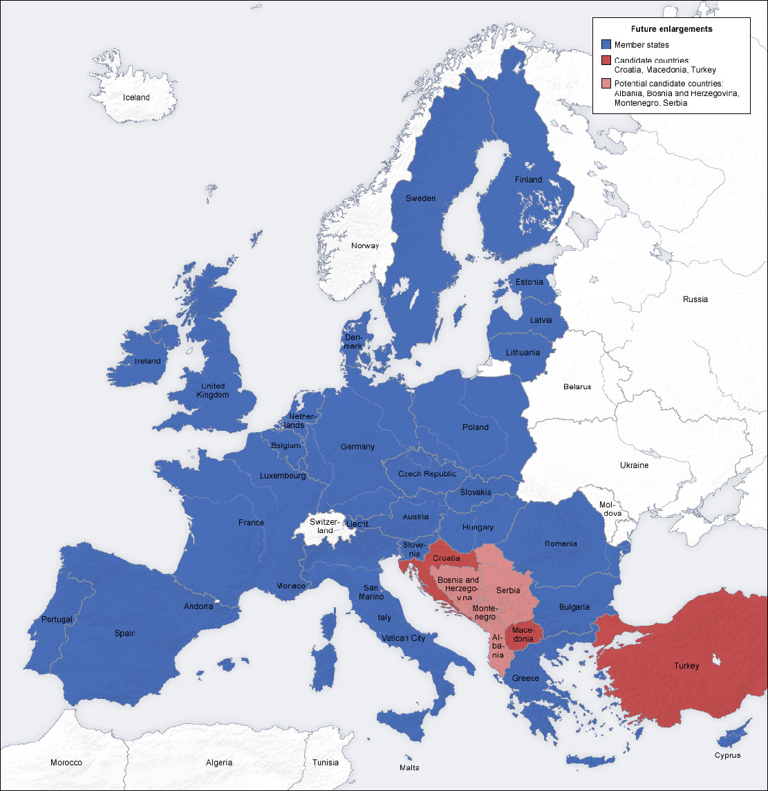 Njemačka javna televizija poručila Njemcima: Vi niste narod, vi ste prošlost European_union_map