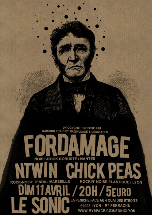 DIM 11 AVRIL // FORDAMAGE + NTWIN + CHICK PEAS @ LYON FORDAMAGE_web