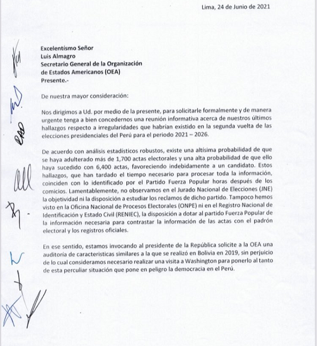 Noticias de política del Perú - Página 2 CartaaOEA_ReunionEnWashington_InvestigarIrregularidades2daVueltaElectoralPeru_24jun2021_Twitter_01