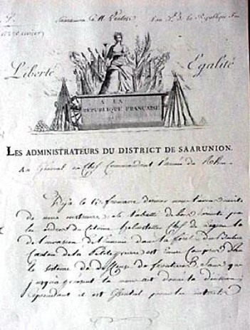 Sarre-Union, toponymie et bureau de poste 35d5fd00