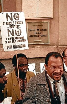 La triste historia de “El Negro” de Bañolas Arcelin-manifestacion-1997