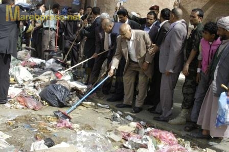 Largest cleaning campaign of capital Sanaa information and photos and reports about the campaign (Amanana to start from here) 32818.1334424112.54