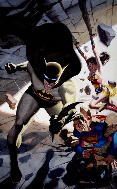 BATMAN BLACK & WHITE #07 : STEVE RUDE Batscrop2