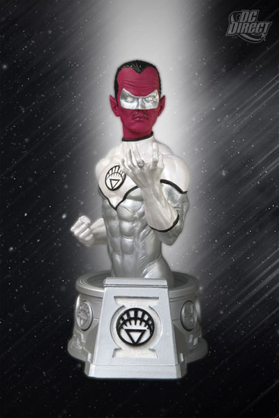 HEROES OF THE DC UNIVERSE: BLACKEST NIGHT: WHITE LANTERN SINESTRO Bust  19013_a_full