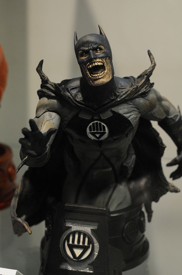 HEROES OF THE DC UNIVERSE : BLACKEST NIGHT : BLACK LANTERN BATMAN  Sdcc2010