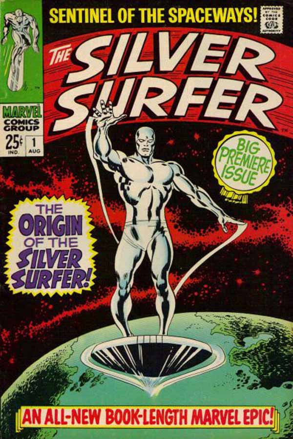 SURFER D'ARGENT (Silver Surfer) (Faux Bronze) Surfeur_Bio