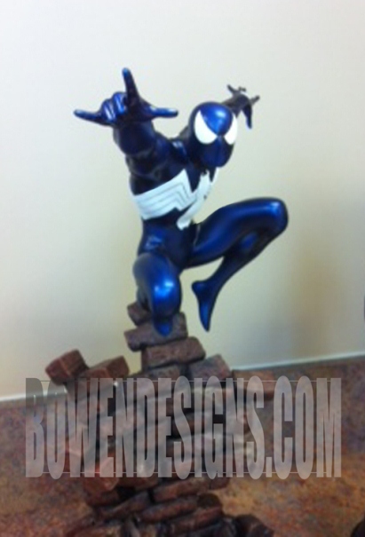 Statue SPIDER-MAN "Symbiote / action" Bowen_Spidey_Action_noir